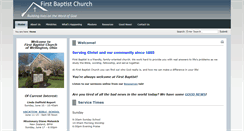 Desktop Screenshot of firstbaptistwellington.org